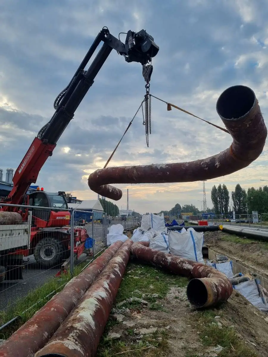 Usuwanie starych rur